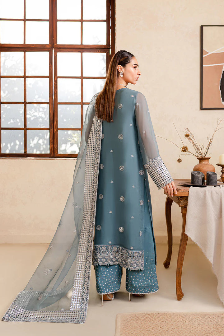 Farasha | Ritizer Festive Formals | Aqua Flora - Pakistani Clothes for women, in United Kingdom and United States