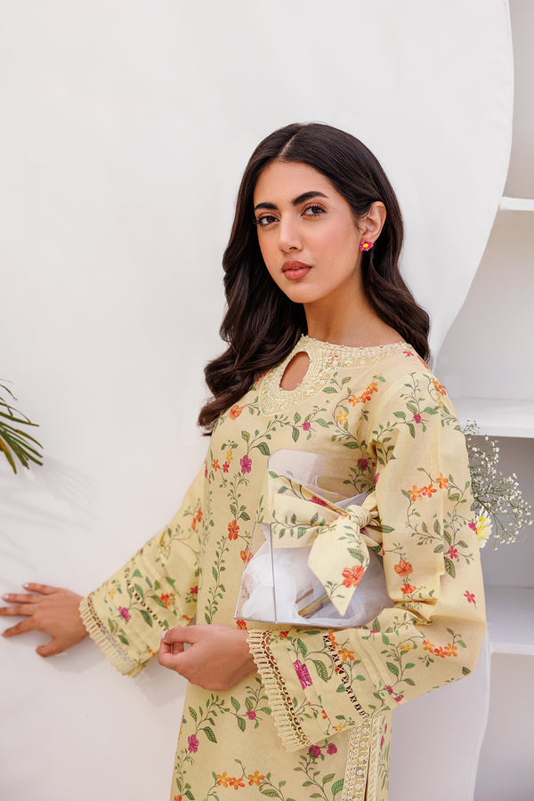 Farasha | Printed Essentials | PASTEL GLEAM - Pakistani Clothes for women, in United Kingdom and United States