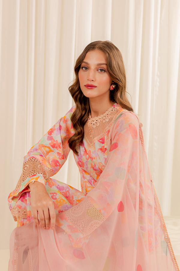 Farasha | Printed Essentials | ETHNIC DEW - Hoorain Designer Wear - Pakistani Ladies Branded Stitched Clothes in United Kingdom, United states, CA and Australia