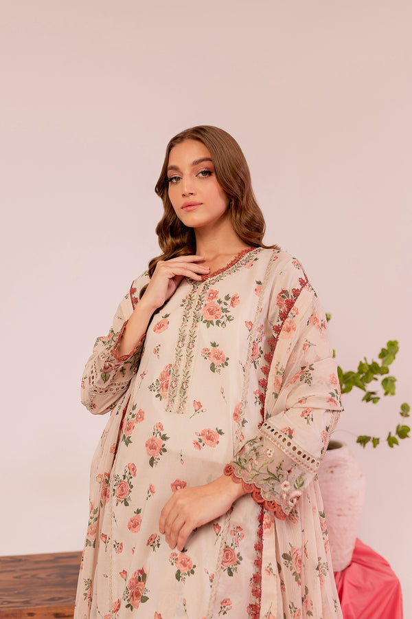 Farasha | Printed Essentials | IVY CHARM - Hoorain Designer Wear - Pakistani Ladies Branded Stitched Clothes in United Kingdom, United states, CA and Australia