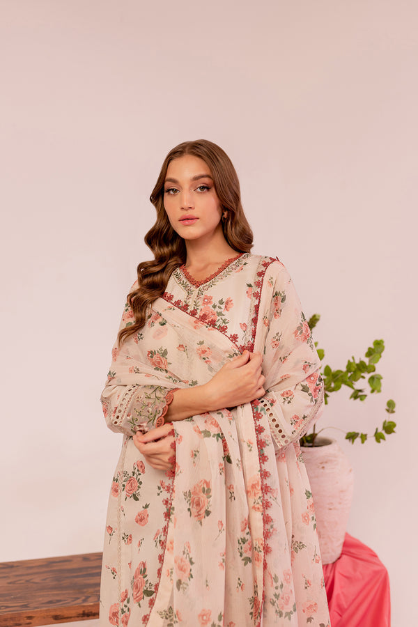 Farasha | Printed Essentials | IVY CHARM - Hoorain Designer Wear - Pakistani Ladies Branded Stitched Clothes in United Kingdom, United states, CA and Australia