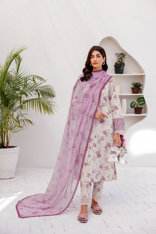 Farasha | Printed Essentials | AURINA - Hoorain Designer Wear - Pakistani Ladies Branded Stitched Clothes in United Kingdom, United states, CA and Australia