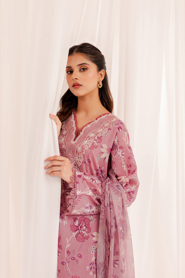 Farasha | Printed Essentials | FLORA - Hoorain Designer Wear - Pakistani Ladies Branded Stitched Clothes in United Kingdom, United states, CA and Australia