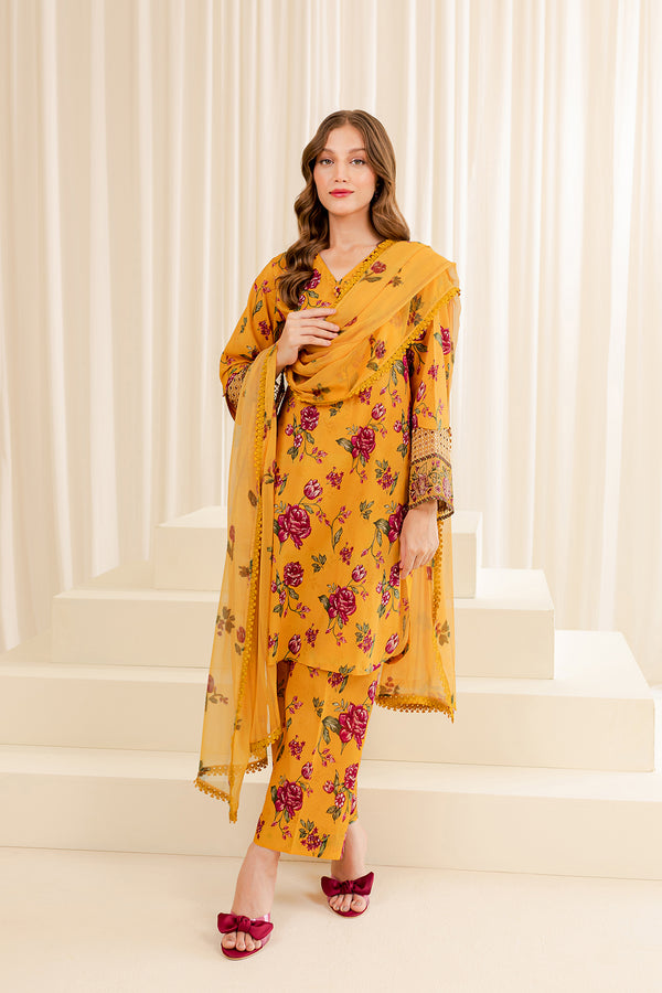 Farasha | Printed Essentials | SUMMER SORBET - Hoorain Designer Wear - Pakistani Ladies Branded Stitched Clothes in United Kingdom, United states, CA and Australia