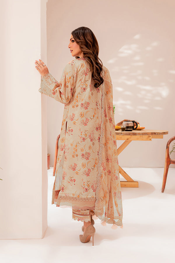 Farasha | Printed Essentials | SUMMER BREEZE - Hoorain Designer Wear - Pakistani Ladies Branded Stitched Clothes in United Kingdom, United states, CA and Australia