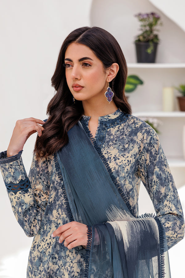 Farasha | Printed Essentials | EMERY - Hoorain Designer Wear - Pakistani Ladies Branded Stitched Clothes in United Kingdom, United states, CA and Australia