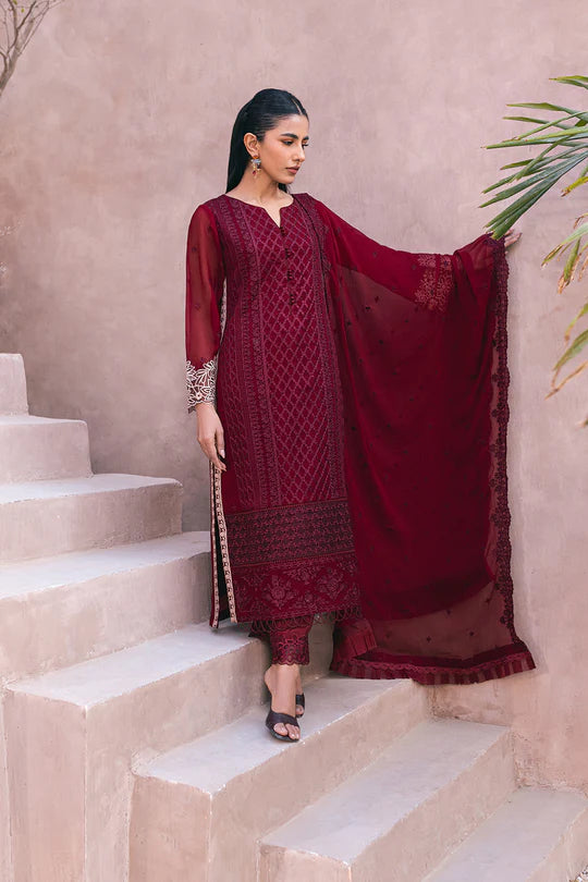 Azure | Embroidered Ensembles 3 Pcs | Fire Lily - Pakistani Clothes for women, in United Kingdom and United States