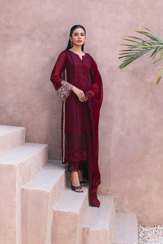 Azure | Embroidered Ensembles 3 Pcs | Fire Lily - Pakistani Clothes for women, in United Kingdom and United States