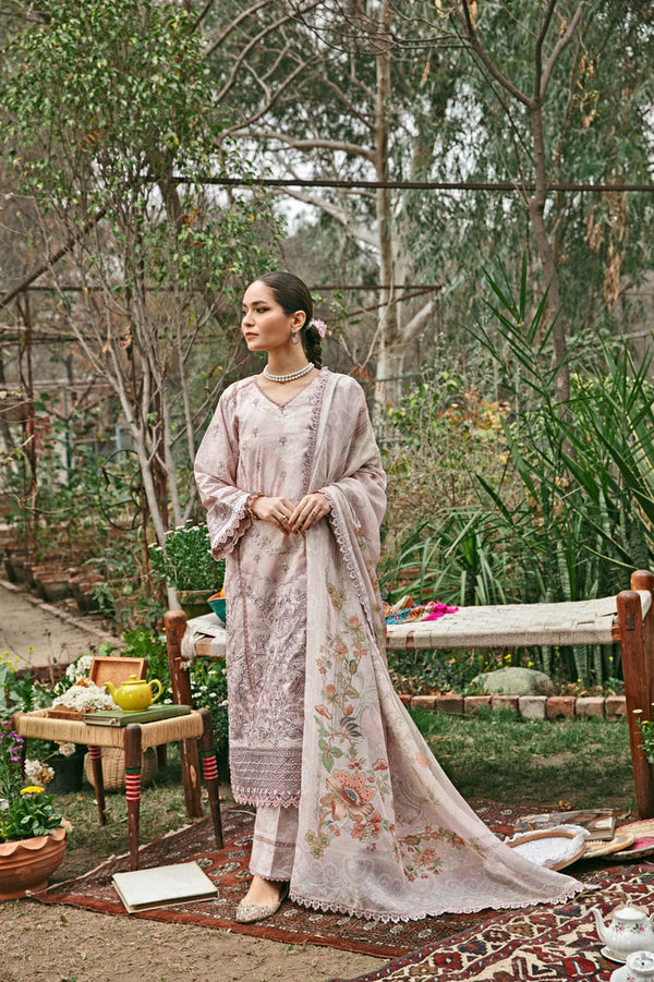 Florent | Luxury Lawn 24 | FFL-8A - Hoorain Designer Wear - Pakistani Ladies Branded Stitched Clothes in United Kingdom, United states, CA and Australia