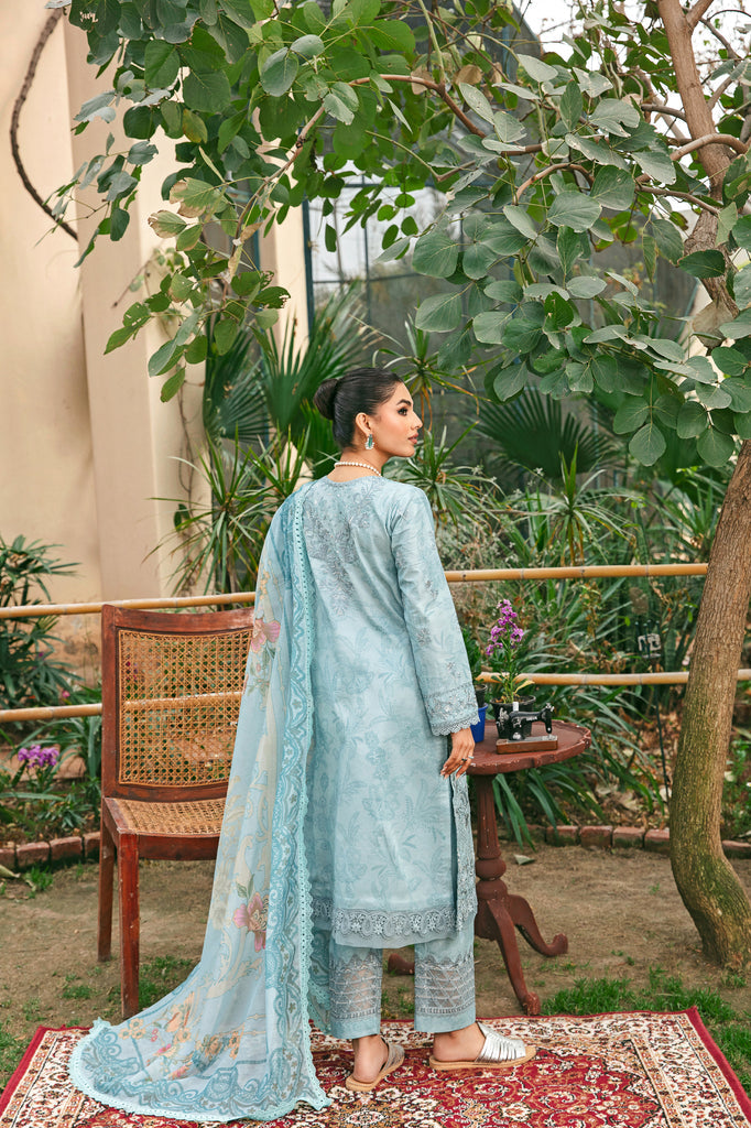 Florent | Luxury Lawn 24 | FFL-8B - Pakistani Clothes for women, in United Kingdom and United States