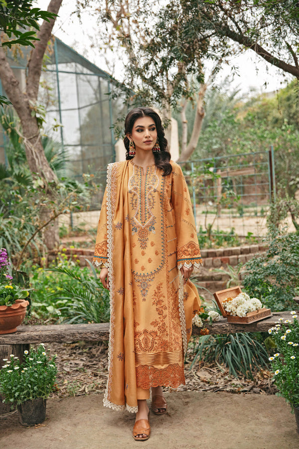 Florent | Luxury Lawn 24 | FFL-4A - Hoorain Designer Wear - Pakistani Designer Clothes for women, in United Kingdom, United states, CA and Australia