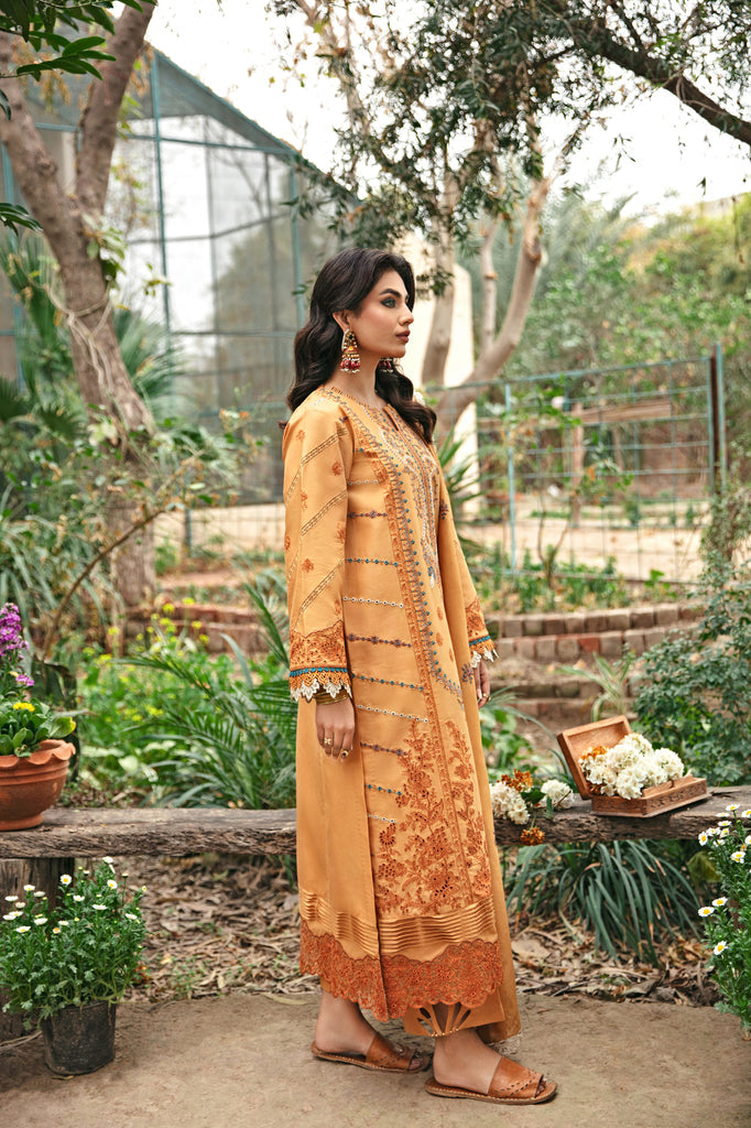 Florent | Luxury Lawn 24 | FFL-4A - Hoorain Designer Wear - Pakistani Ladies Branded Stitched Clothes in United Kingdom, United states, CA and Australia