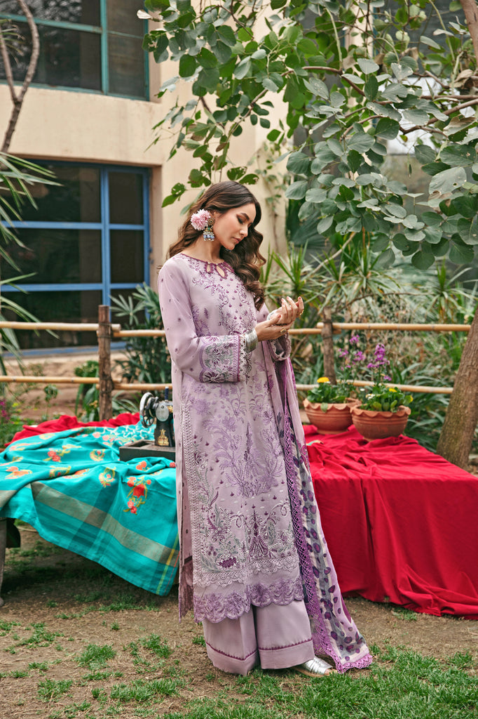 Florent | Luxury Lawn 24 | FFL-1A - Hoorain Designer Wear - Pakistani Ladies Branded Stitched Clothes in United Kingdom, United states, CA and Australia