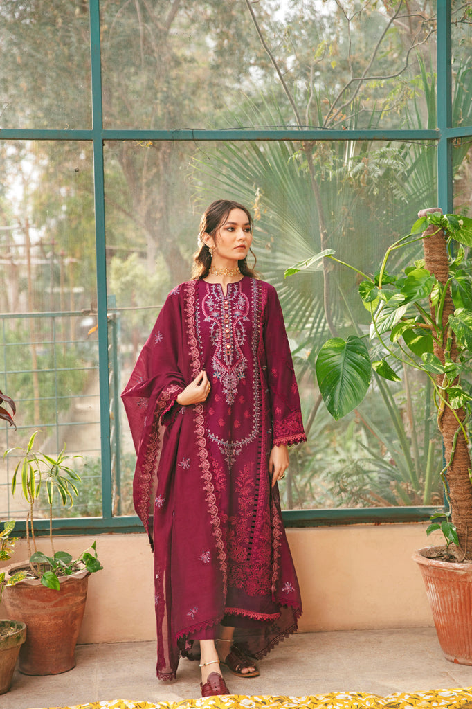 Florent | Luxury Lawn 24 | FFL-4B - Pakistani Clothes for women, in United Kingdom and United States