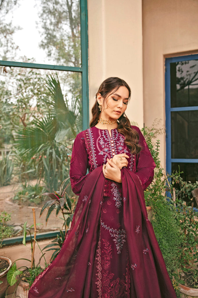 Florent | Luxury Lawn 24 | FFL-4B - Pakistani Clothes for women, in United Kingdom and United States