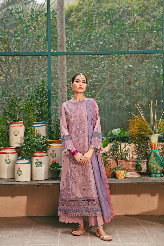 Florent | Luxury Lawn 24 | FFL-6B - Hoorain Designer Wear - Pakistani Designer Clothes for women, in United Kingdom, United states, CA and Australia