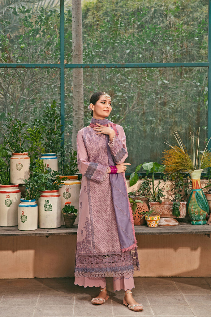 Florent | Luxury Lawn 24 | FFL-6B - Hoorain Designer Wear - Pakistani Designer Clothes for women, in United Kingdom, United states, CA and Australia