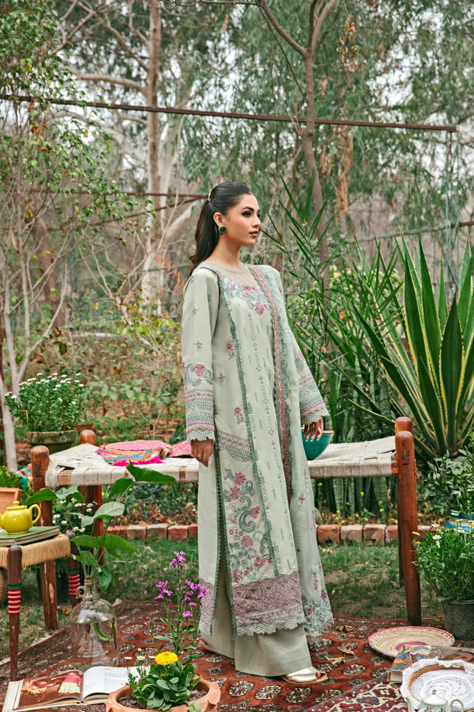 Florent | Luxury Lawn 24 | FFL-3B - Hoorain Designer Wear - Pakistani Ladies Branded Stitched Clothes in United Kingdom, United states, CA and Australia
