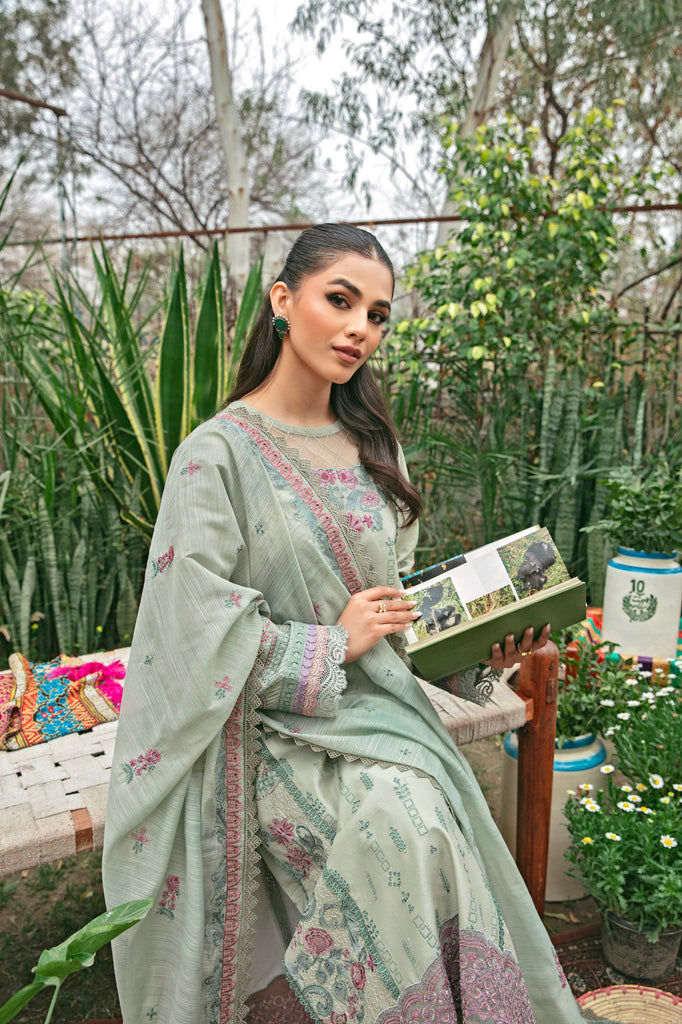 Florent | Luxury Lawn 24 | FFL-3B - Pakistani Clothes for women, in United Kingdom and United States