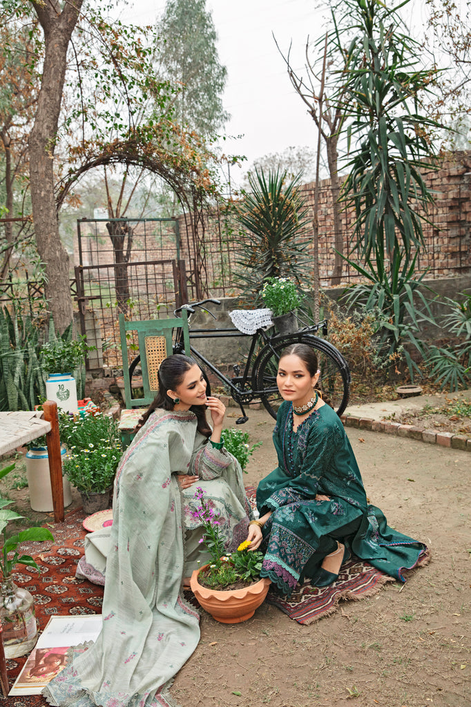 Florent | Luxury Lawn 24 | FFL-3B - Hoorain Designer Wear - Pakistani Ladies Branded Stitched Clothes in United Kingdom, United states, CA and Australia
