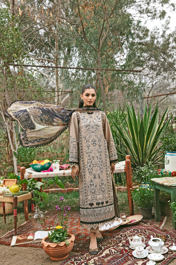 Florent | Luxury Lawn 24 | FFL-5B - Pakistani Clothes for women, in United Kingdom and United States