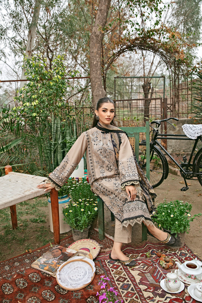 Florent | Luxury Lawn 24 | FFL-5B - Pakistani Clothes for women, in United Kingdom and United States