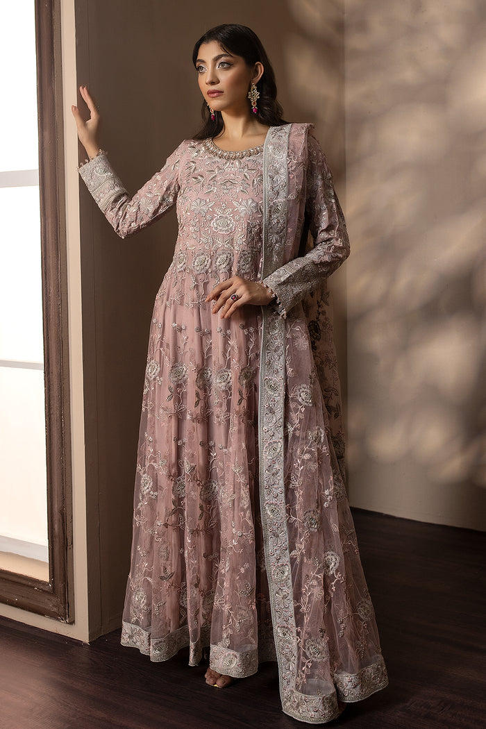 Flossie | Avalanche Formals | BLUSH FROST (A) - Hoorain Designer Wear - Pakistani Ladies Branded Stitched Clothes in United Kingdom, United states, CA and Australia