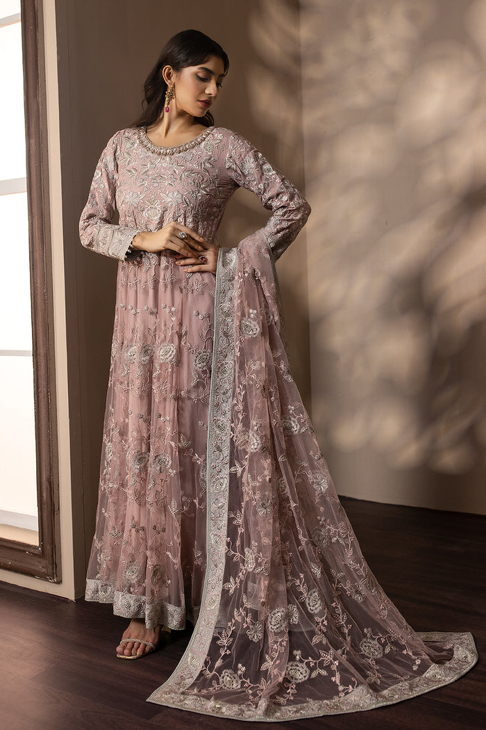 Flossie | Avalanche Formals | BLUSH FROST (A) - Hoorain Designer Wear - Pakistani Ladies Branded Stitched Clothes in United Kingdom, United states, CA and Australia