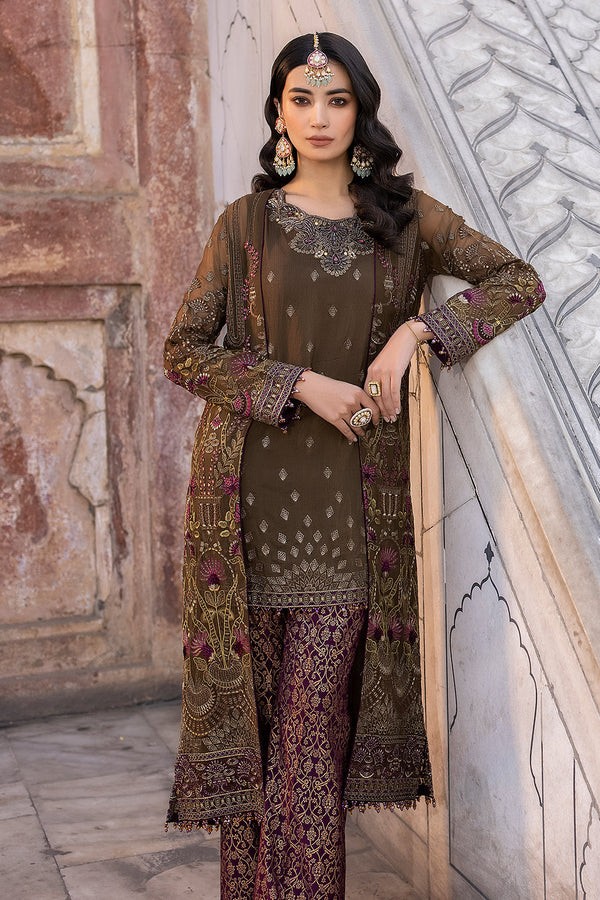 Flossie | Safeera Formals vol 13 | FERRAGNES (B) - Hoorain Designer Wear - Pakistani Ladies Branded Stitched Clothes in United Kingdom, United states, CA and Australia