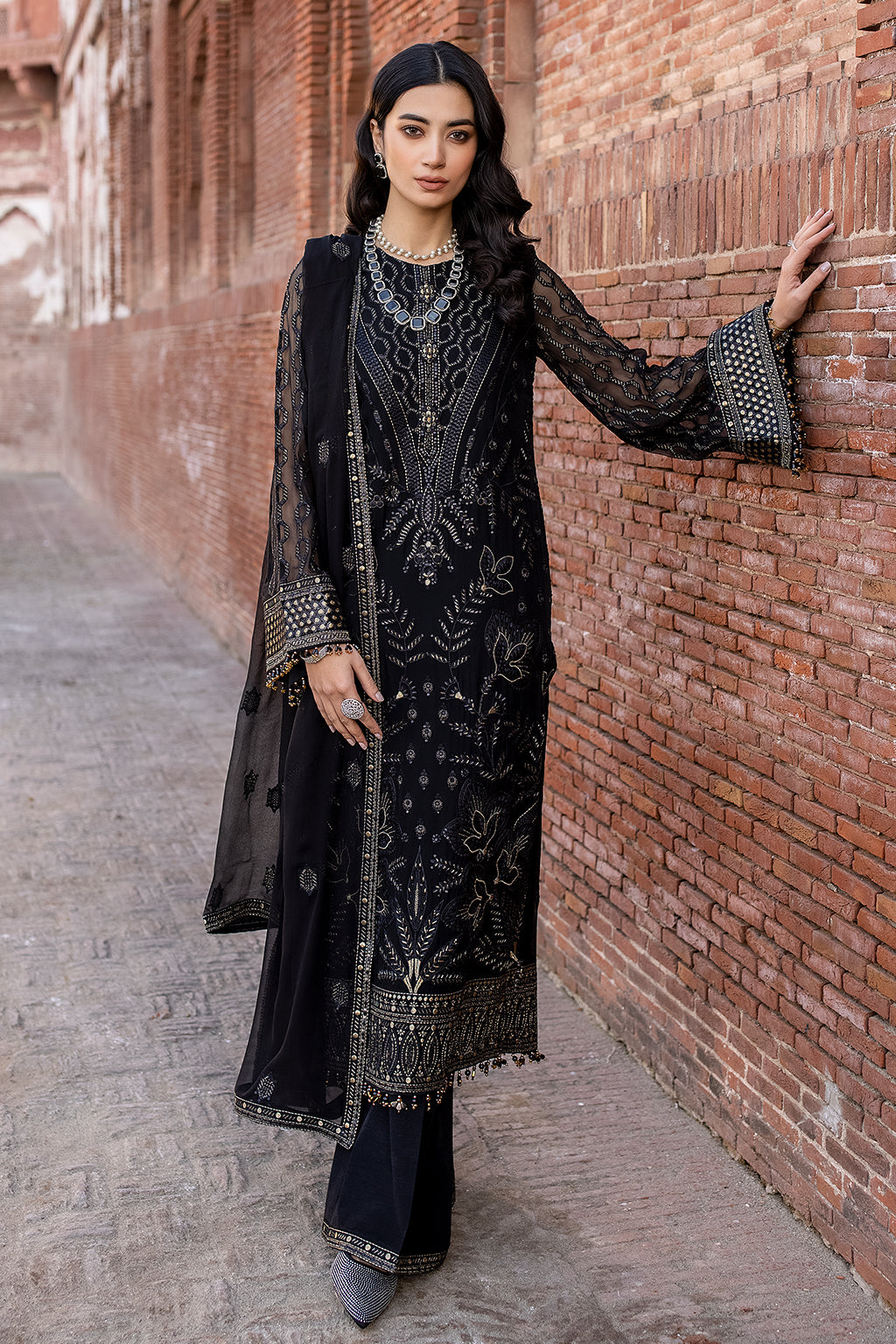 Flossie | Safeera Formals vol 13 | DARK VEIL - Pakistani Clothes for women, in United Kingdom and United States