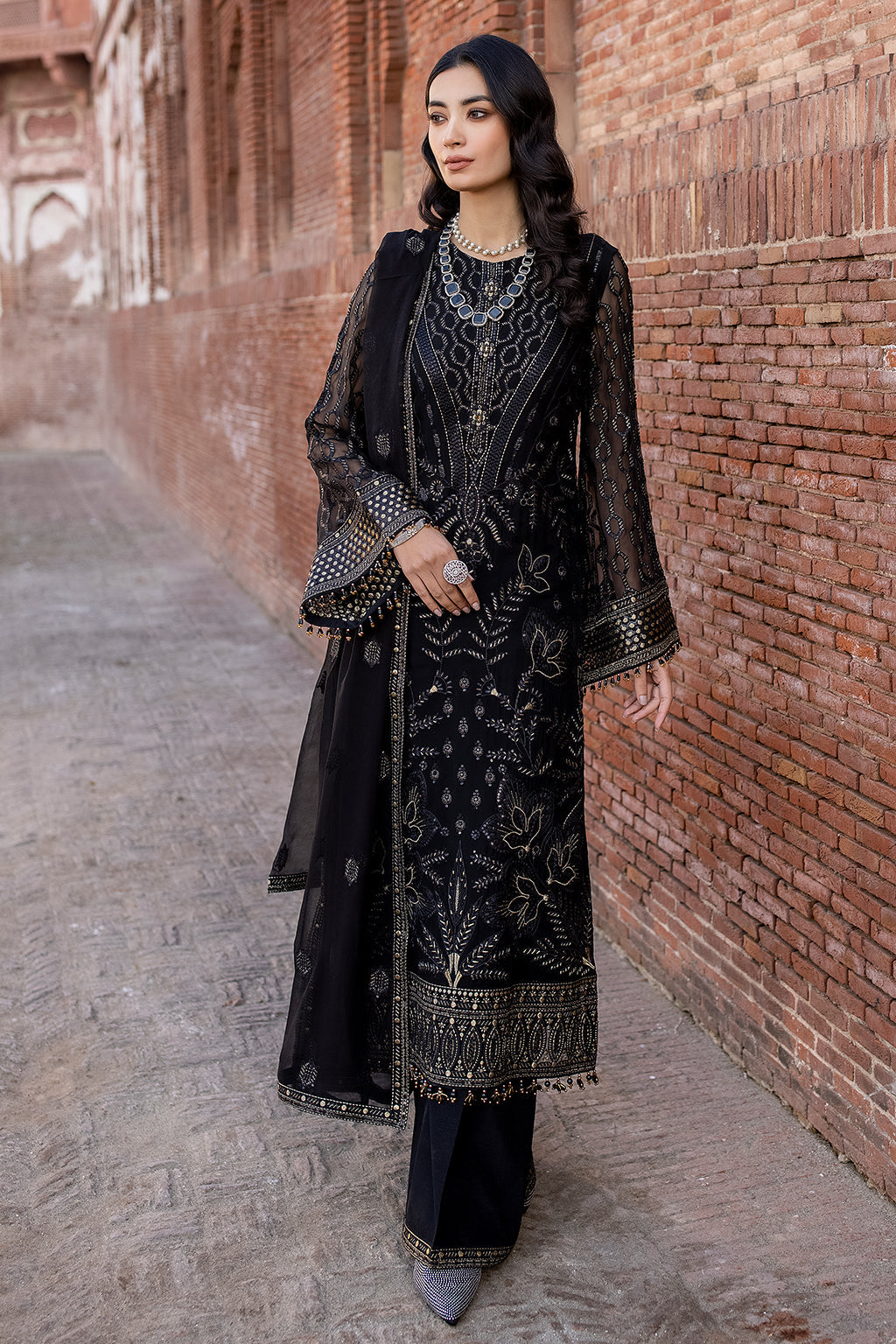 Flossie | Safeera Formals vol 13 | DARK VEIL - Pakistani Clothes for women, in United Kingdom and United States