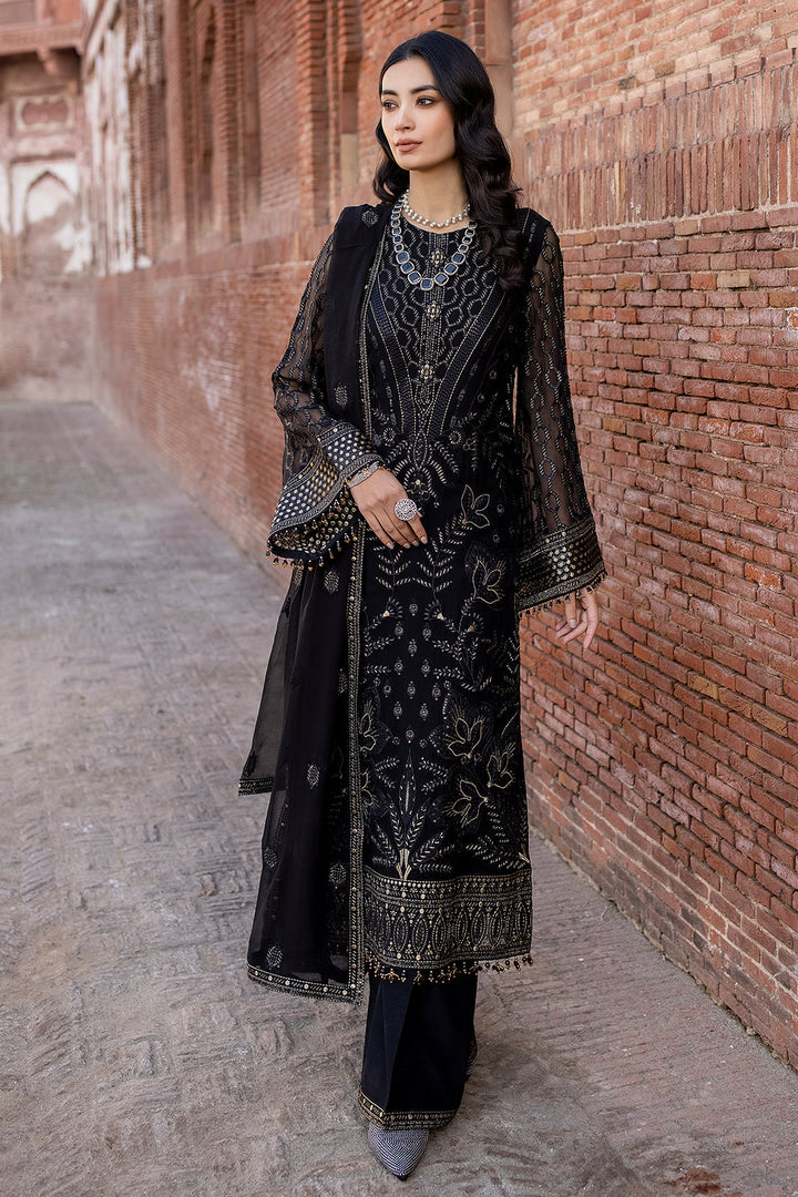 Flossie | Safeera Formals vol 13 | DARK VEIL - Hoorain Designer Wear - Pakistani Ladies Branded Stitched Clothes in United Kingdom, United states, CA and Australia