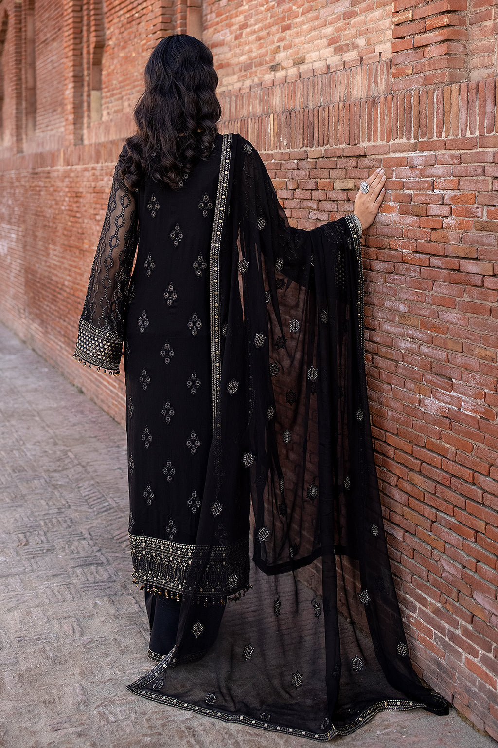 Flossie | Safeera Formals vol 13 | DARK VEIL - Pakistani Clothes for women, in United Kingdom and United States