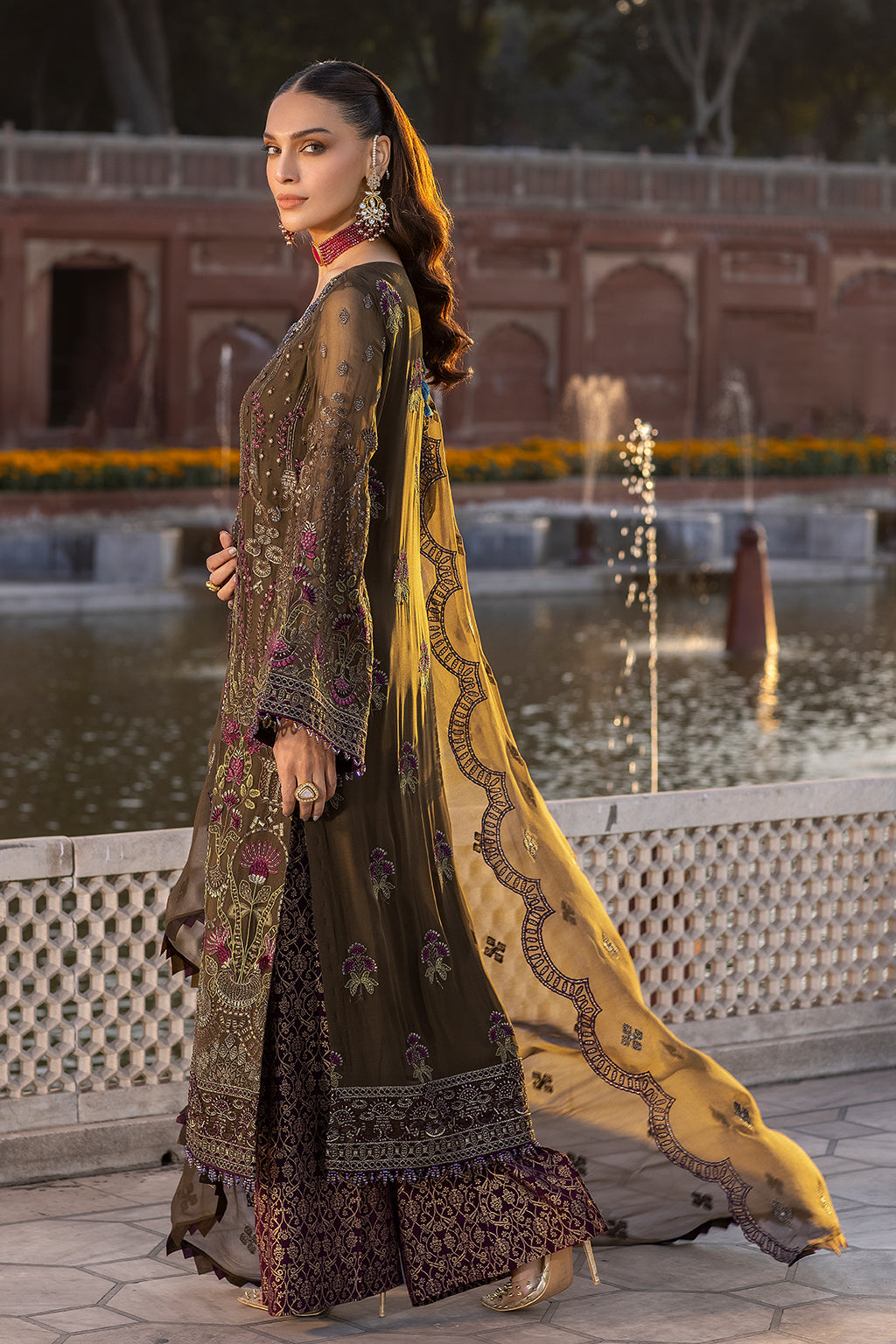 brown non slip dress shoes Shop Brown SemiStitched Georgette Pakistani Suit – vastradi.com