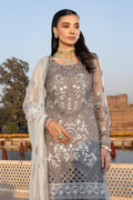 Flossie | Safeera Formals vol 13 | STORMY GREY (B) - Pakistani Clothes for women, in United Kingdom and United States