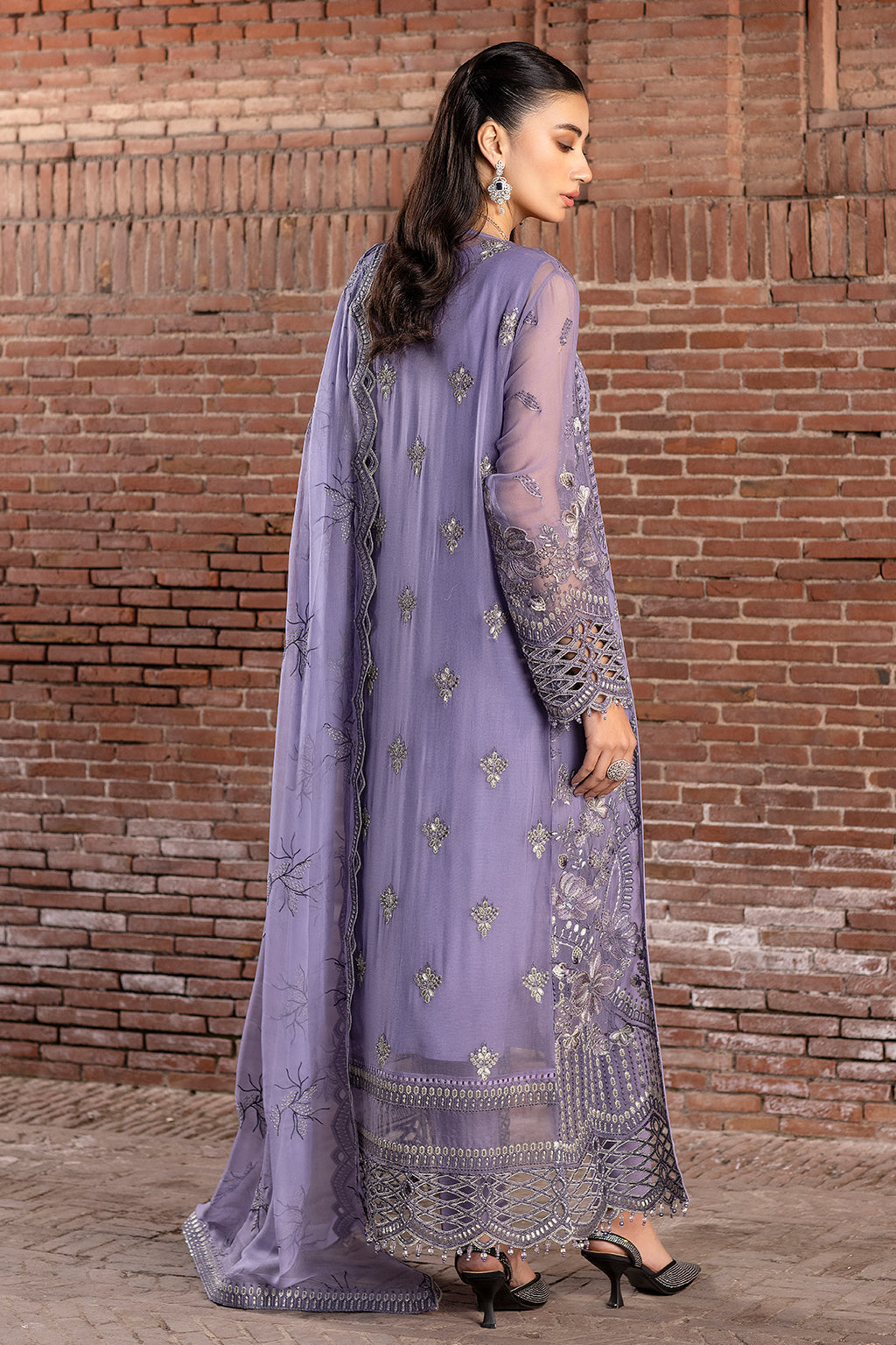 Flossie | Safeera Formals vol 13 | VIOLET SWEET (B) - Pakistani Clothes for women, in United Kingdom and United States