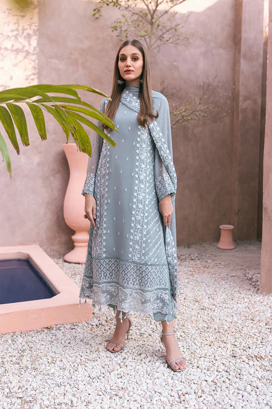 Azure | Embroidered Ensembles 3 Pcs | Frosted Fern - Pakistani Clothes for women, in United Kingdom and United States