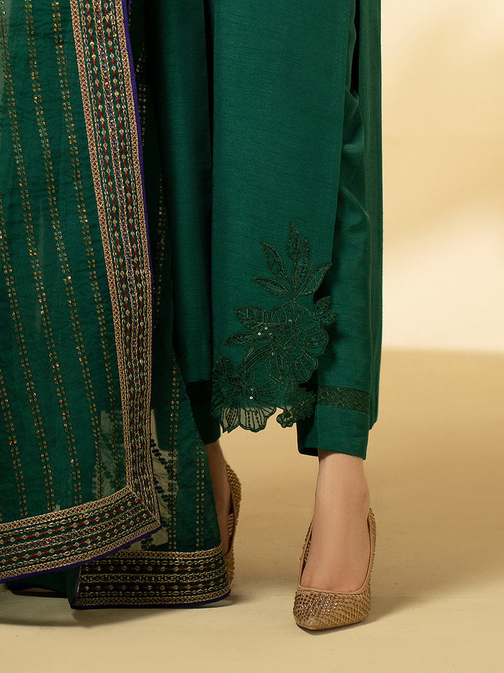 Fozia Khalid | Eid Edit 24 | Emerald Symphony - Hoorain Designer Wear - Pakistani Ladies Branded Stitched Clothes in United Kingdom, United states, CA and Australia