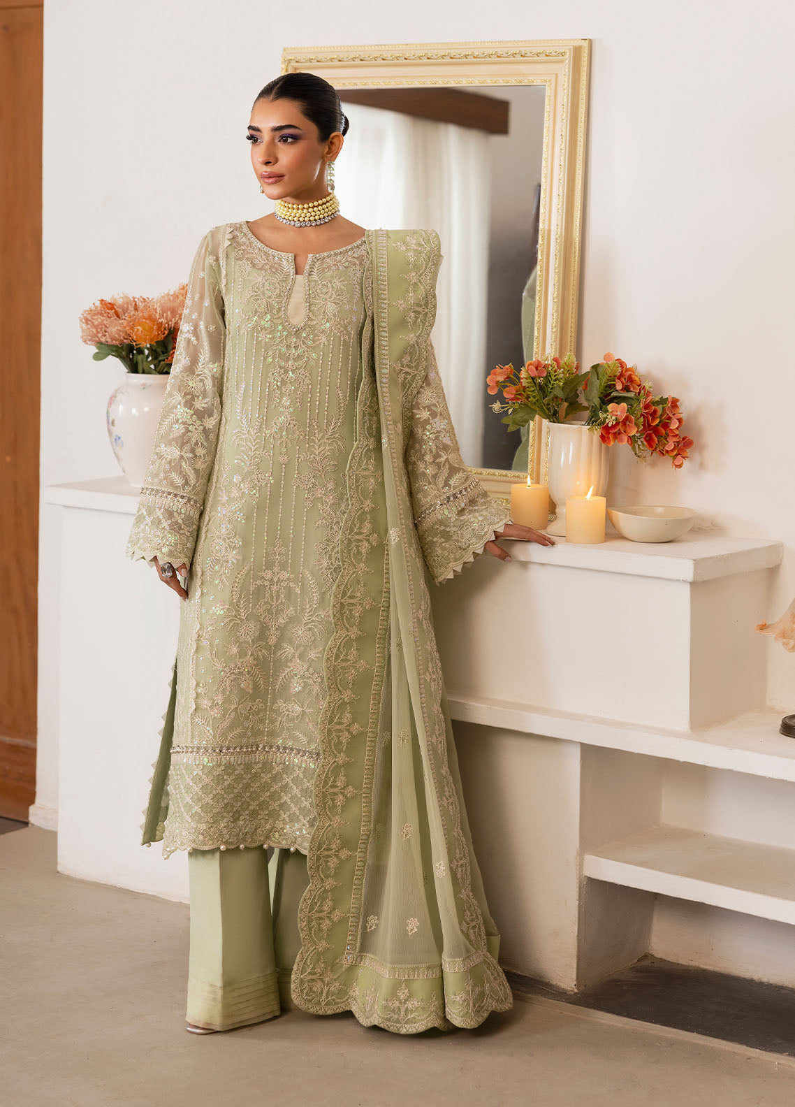 Gulaal | Reverie Embroidered Chiffon | VIRIDA