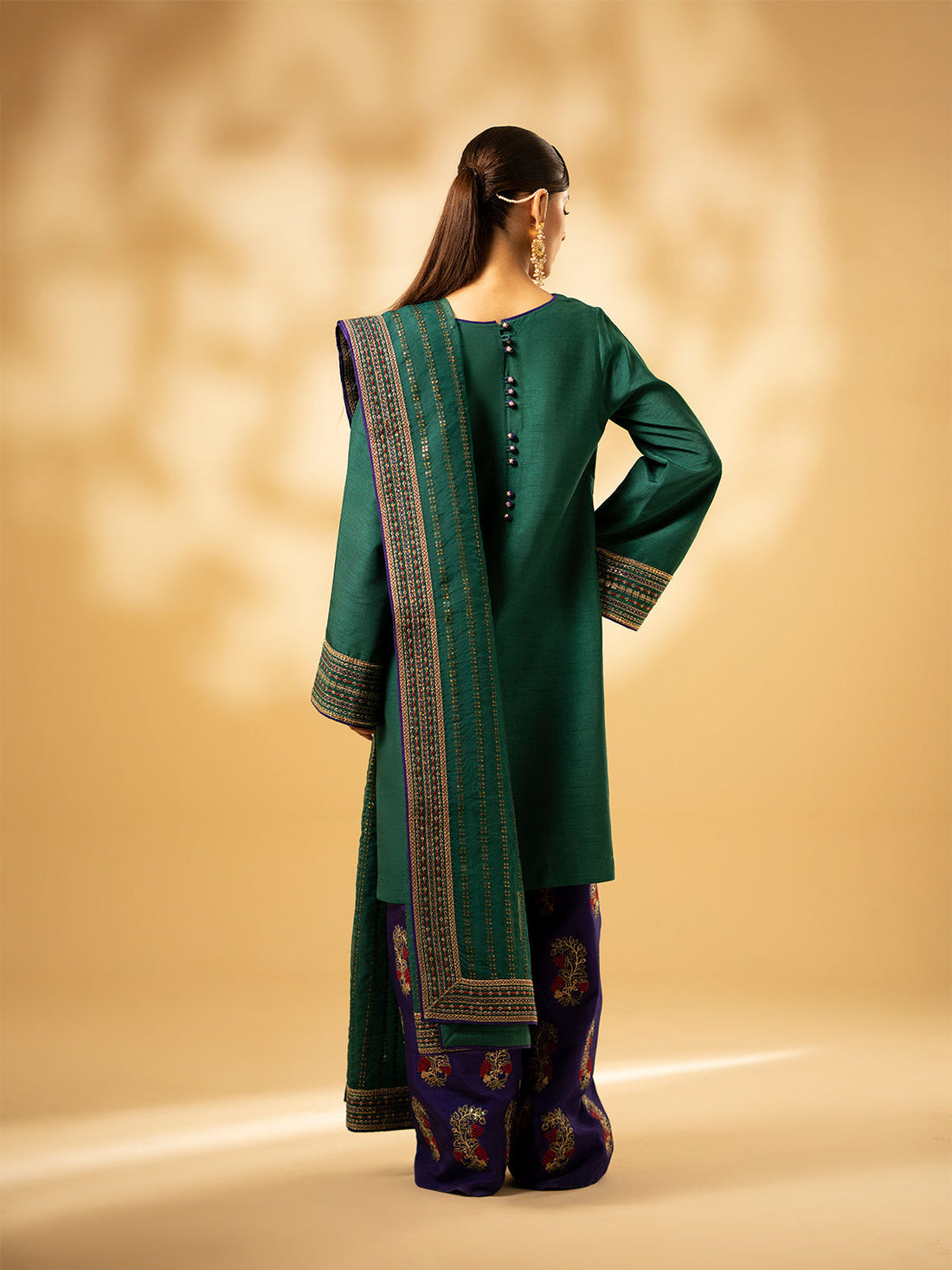 Fozia Khalid | Eid Edit 24 | Emerald Craftsmanship - Pakistani Clothes for women, in United Kingdom and United States