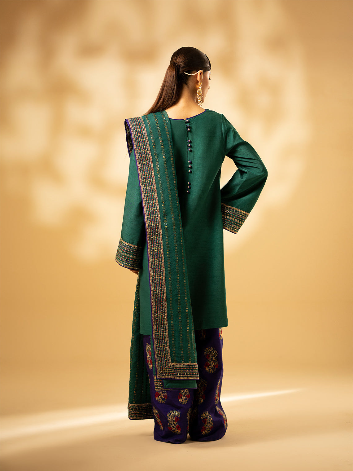 Fozia Khalid | Eid Edit 24 | Emerald Craftsmanship - Pakistani Clothes for women, in United Kingdom and United States