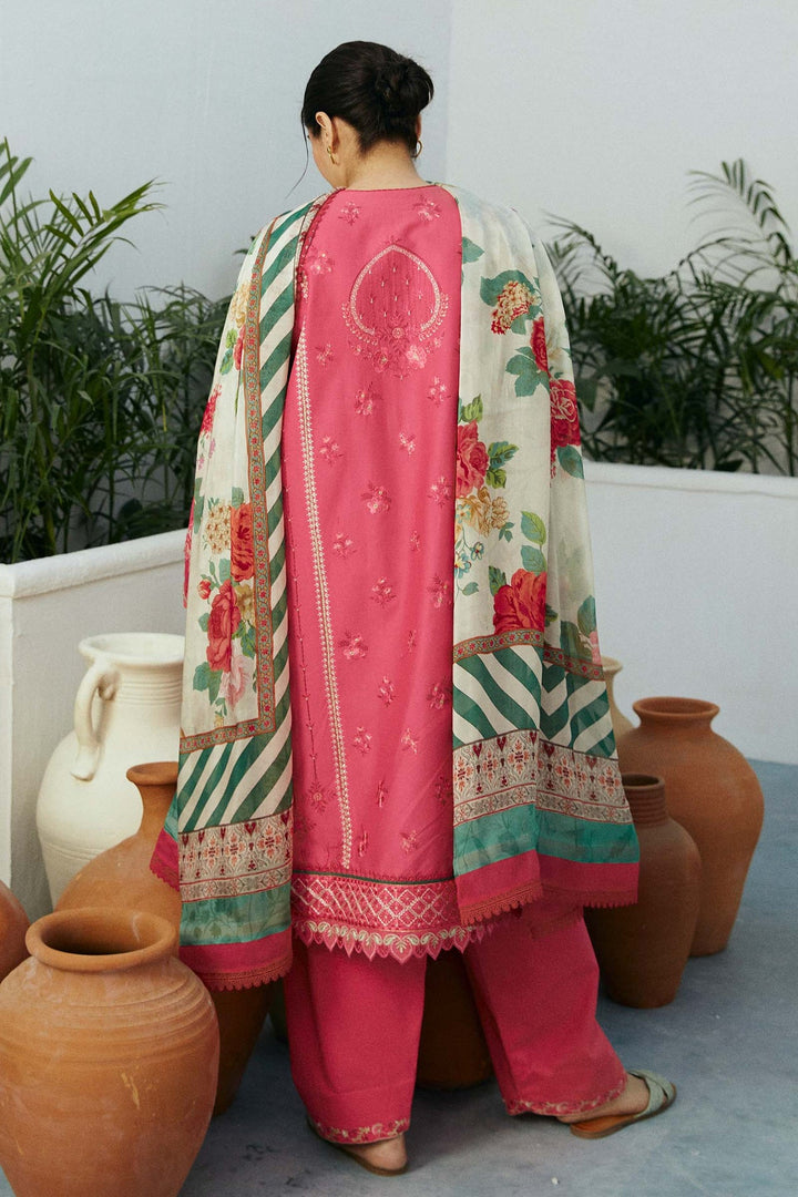 Zara Shahjahan | Coco Lawn Eid Edit 24 | GUL-D2 - Hoorain Designer Wear - Pakistani Ladies Branded Stitched Clothes in United Kingdom, United states, CA and Australia