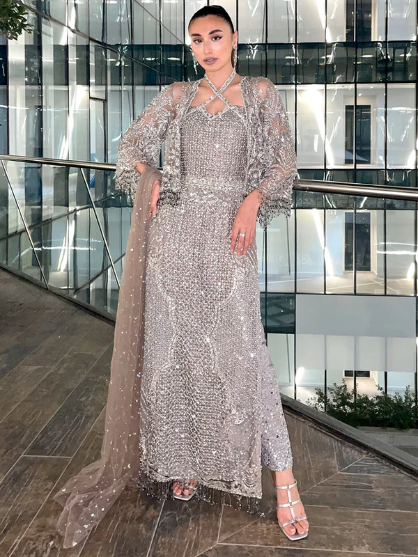 Epoque | Ciel Luxury Couture | GLAMESTONE - Hoorain Designer Wear - Pakistani Ladies Branded Stitched Clothes in United Kingdom, United states, CA and Australia
