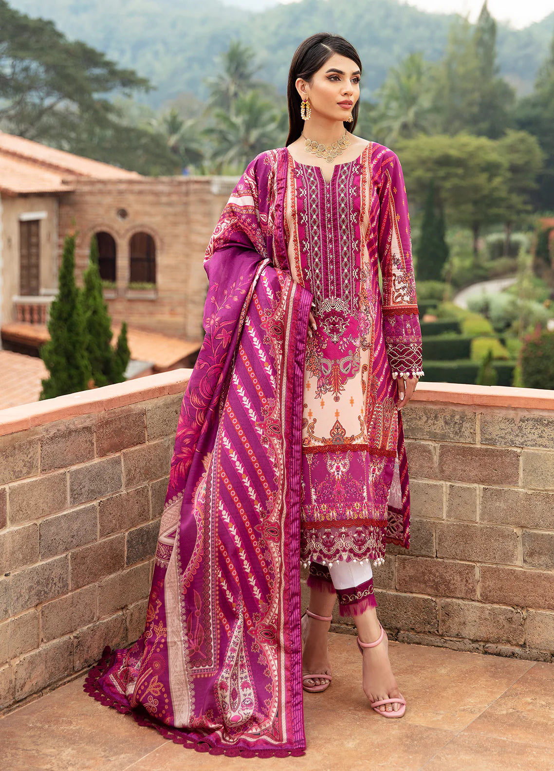 Gulaal | Springtime Ballet | ALAARA (GL-L-24V1-11) - Pakistani Clothes for women, in United Kingdom and United States