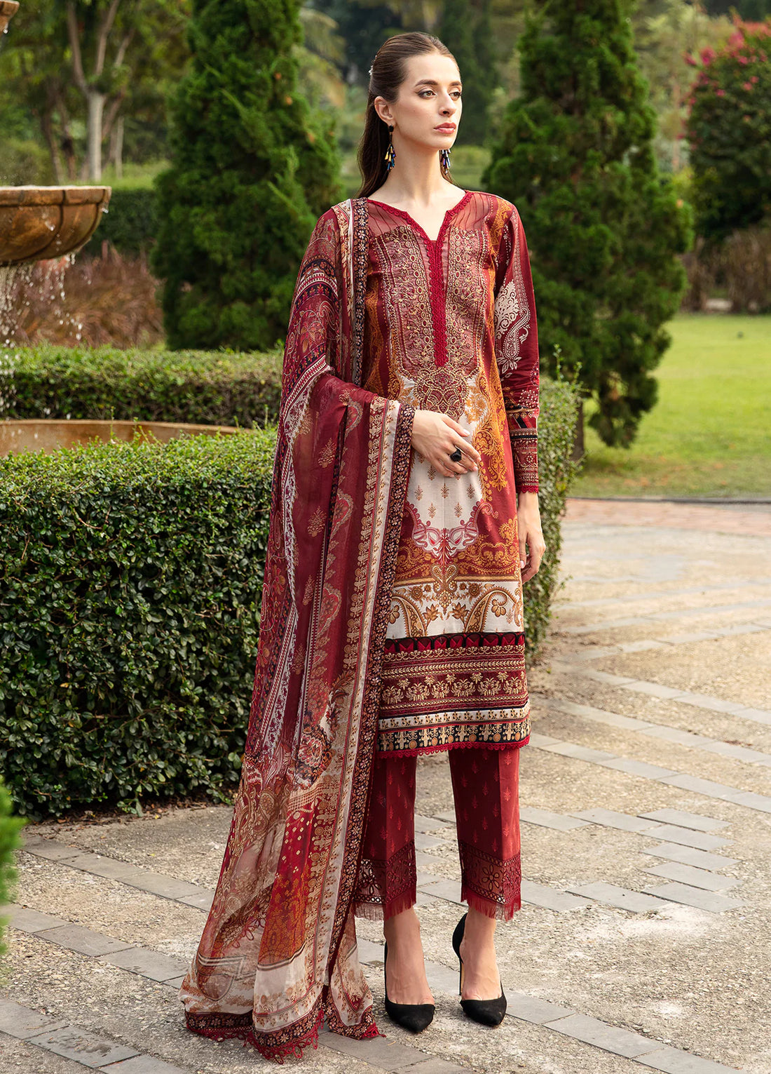 Gulaal | Springtime Ballet | AMARYLLIS (GL-L-24V1-09) - Pakistani Clothes for women, in United Kingdom and United States