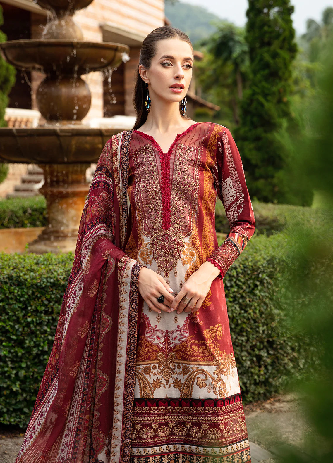 Gulaal | Springtime Ballet | AMARYLLIS (GL-L-24V1-09) - Pakistani Clothes for women, in United Kingdom and United States