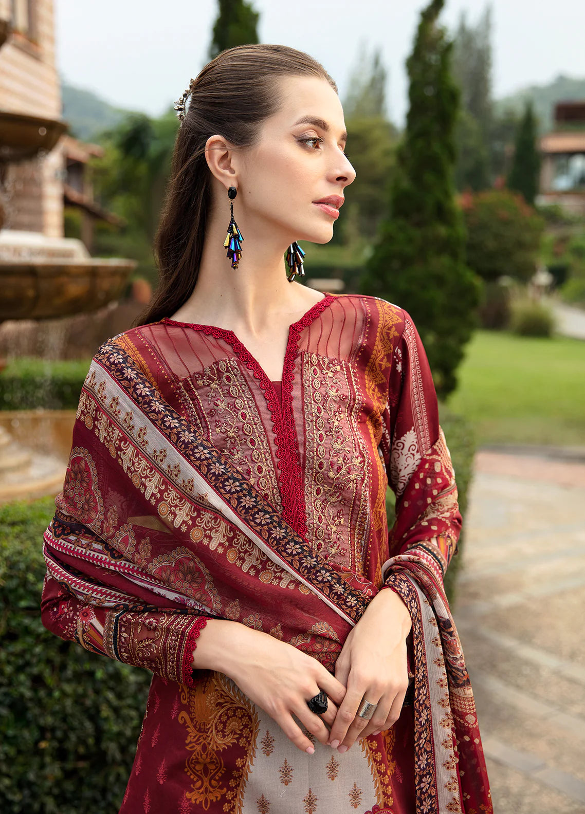 Gulaal | Springtime Ballet | AMARYLLIS (GL-L-24V1-09) - Pakistani Clothes for women, in United Kingdom and United States