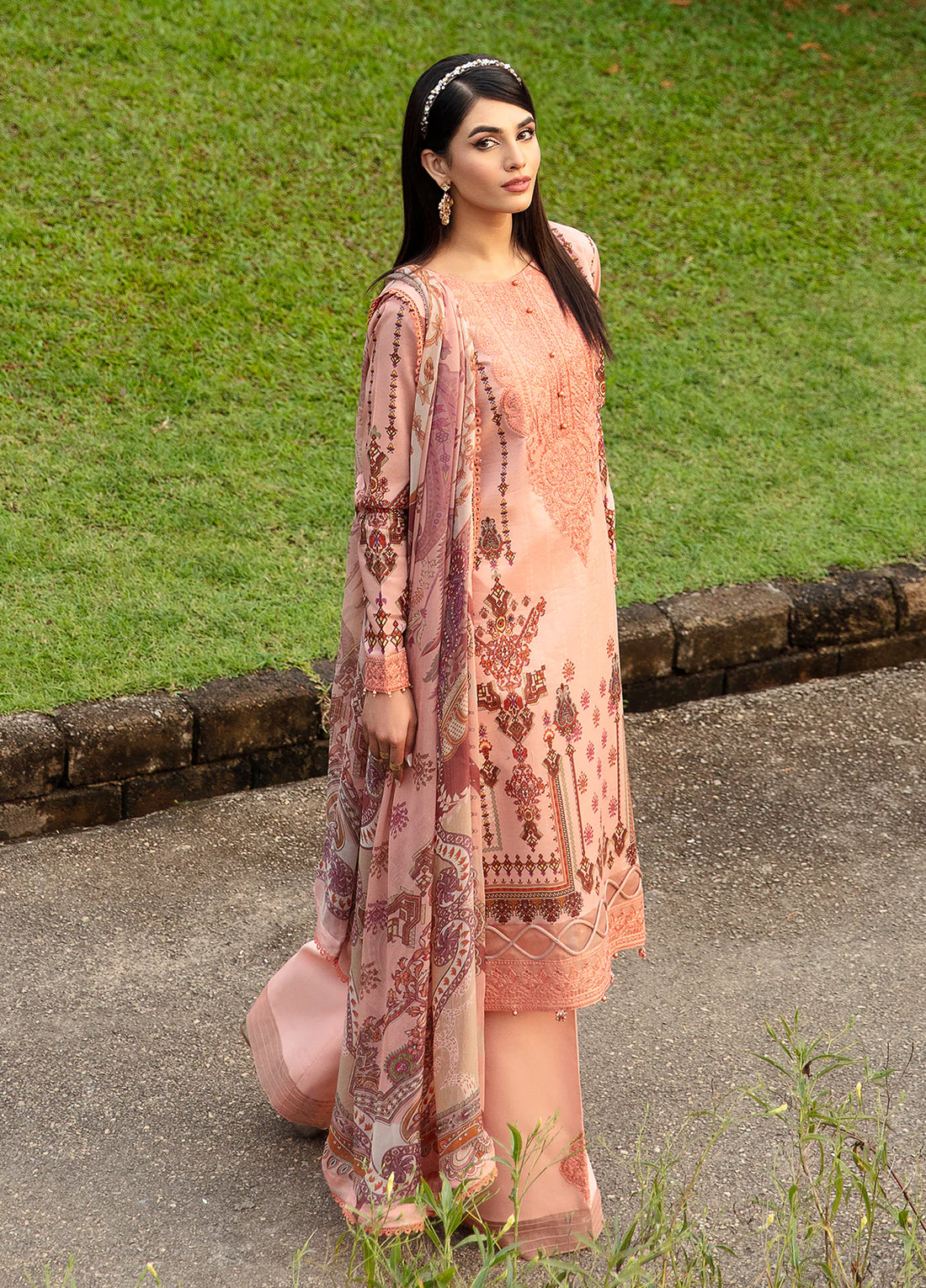 Gulaal | Springtime Ballet | HESTIA (GL-L-24V1-12) - Pakistani Clothes for women, in United Kingdom and United States