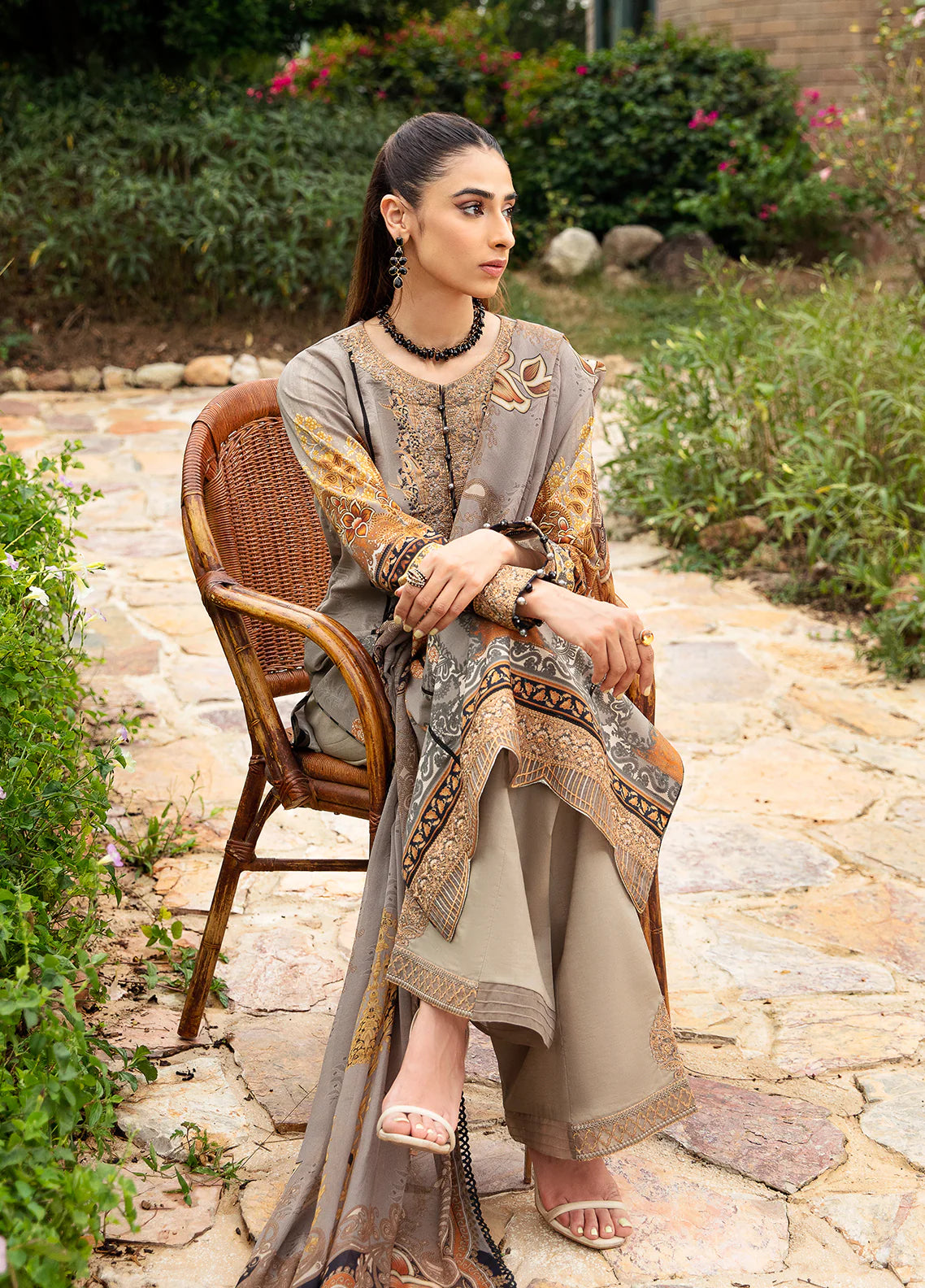 Gulaal | Springtime Ballet | AMIRAT (GL-L-24V1-07) - Pakistani Clothes for women, in United Kingdom and United States