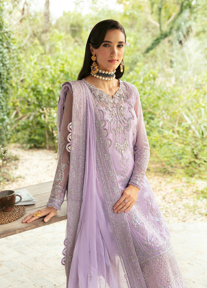 Gulaal | Embroidered Chiffon Eid Collection | VIOLA - Hoorain Designer Wear - Pakistani Ladies Branded Stitched Clothes in United Kingdom, United states, CA and Australia